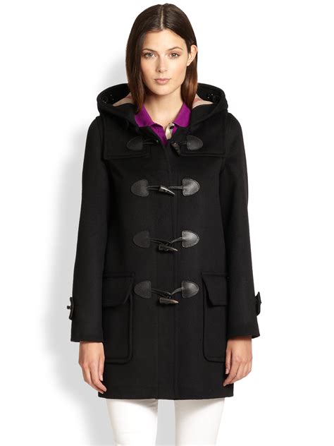 burberry brit duffle|burberry duffle coat toggle.